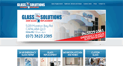Desktop Screenshot of glasssolutions.com.au